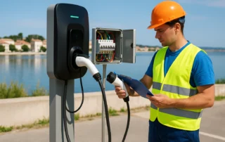 Installation borne de recharge Balaruc-les-Bains